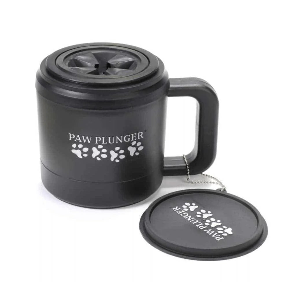Paw Plunger Black 5.25 Inch L X 3.5 Inch W X 4 Inch H Gentle Paw Cleaner to Keep Your Home and Car Dirt-Free